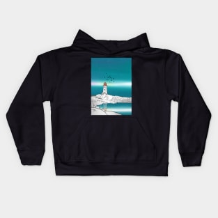 Peggys Point Lighthouse Kids Hoodie